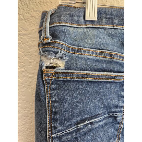 Driftwood Women's Embroidered Dark Wash Skinny Jeans 28 - Picture 8 of 11